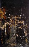 Lesser Ury Leipziger Strabe oil painting on canvas